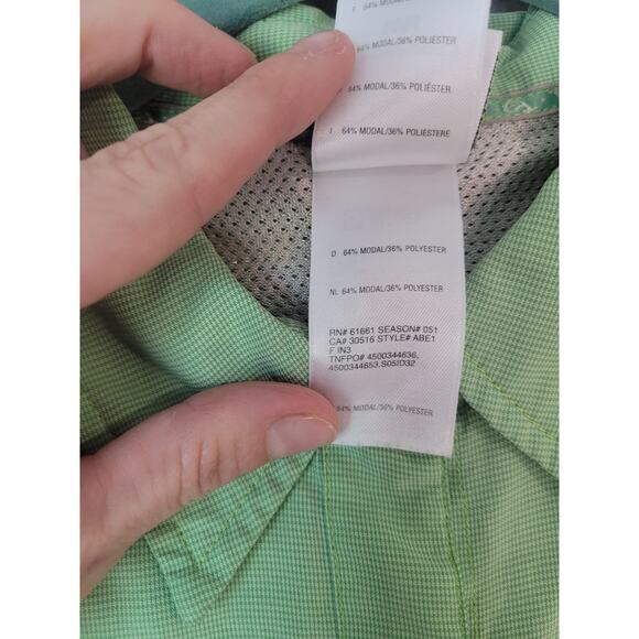 The North Face Women’s Hiking Shirt Green M – Vented, Side Zip – EUC - Picture 8 of 10